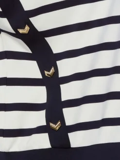 Liu Jo Collection Damen Shirt in marine ecru
