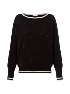 Liu Jo Collection Damen Strickpullover in schwarz