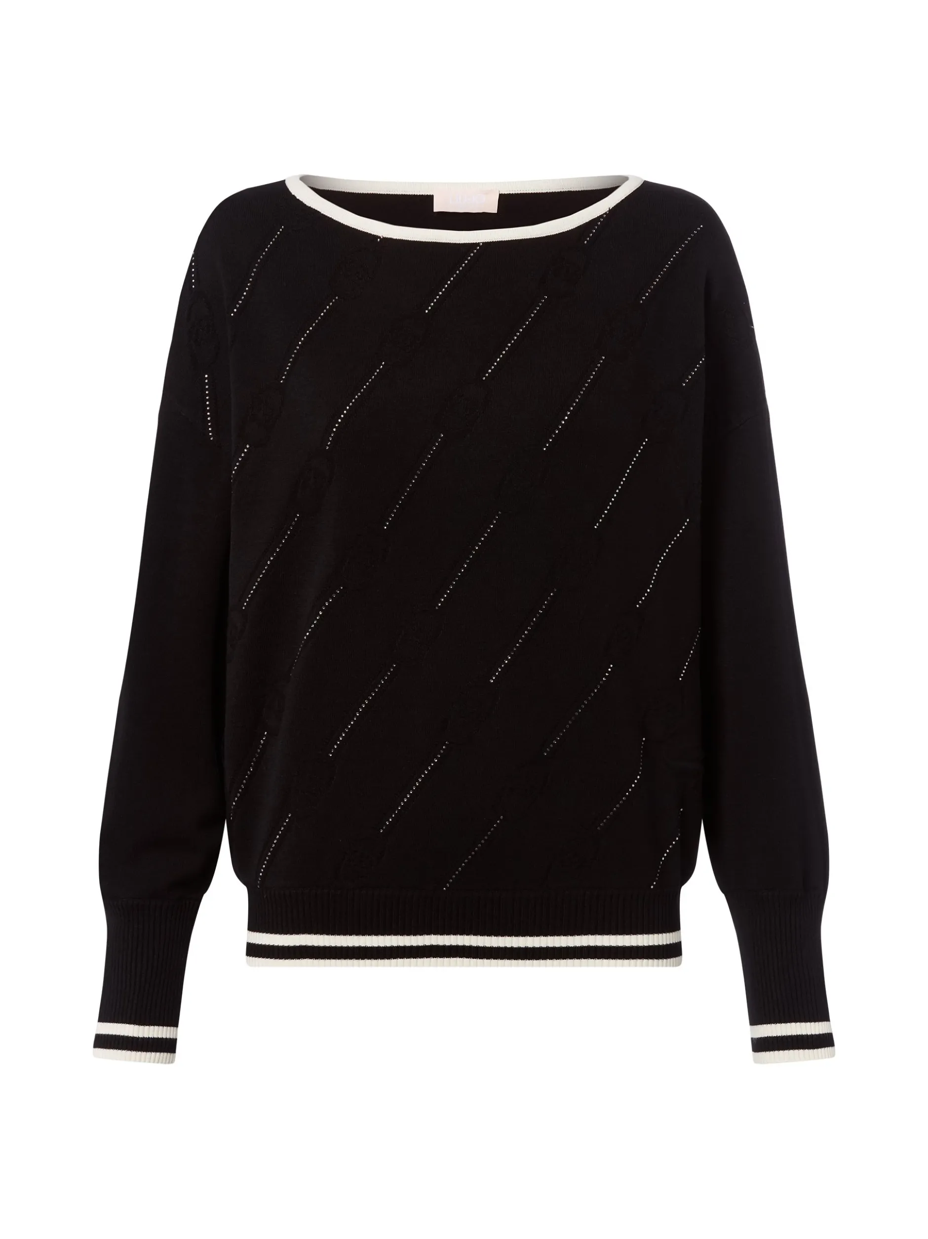Liu Jo Collection Damen Strickpullover in schwarz