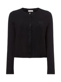 Liu Jo Collection Damen Strickjacke mit Wollanteil in schwarz