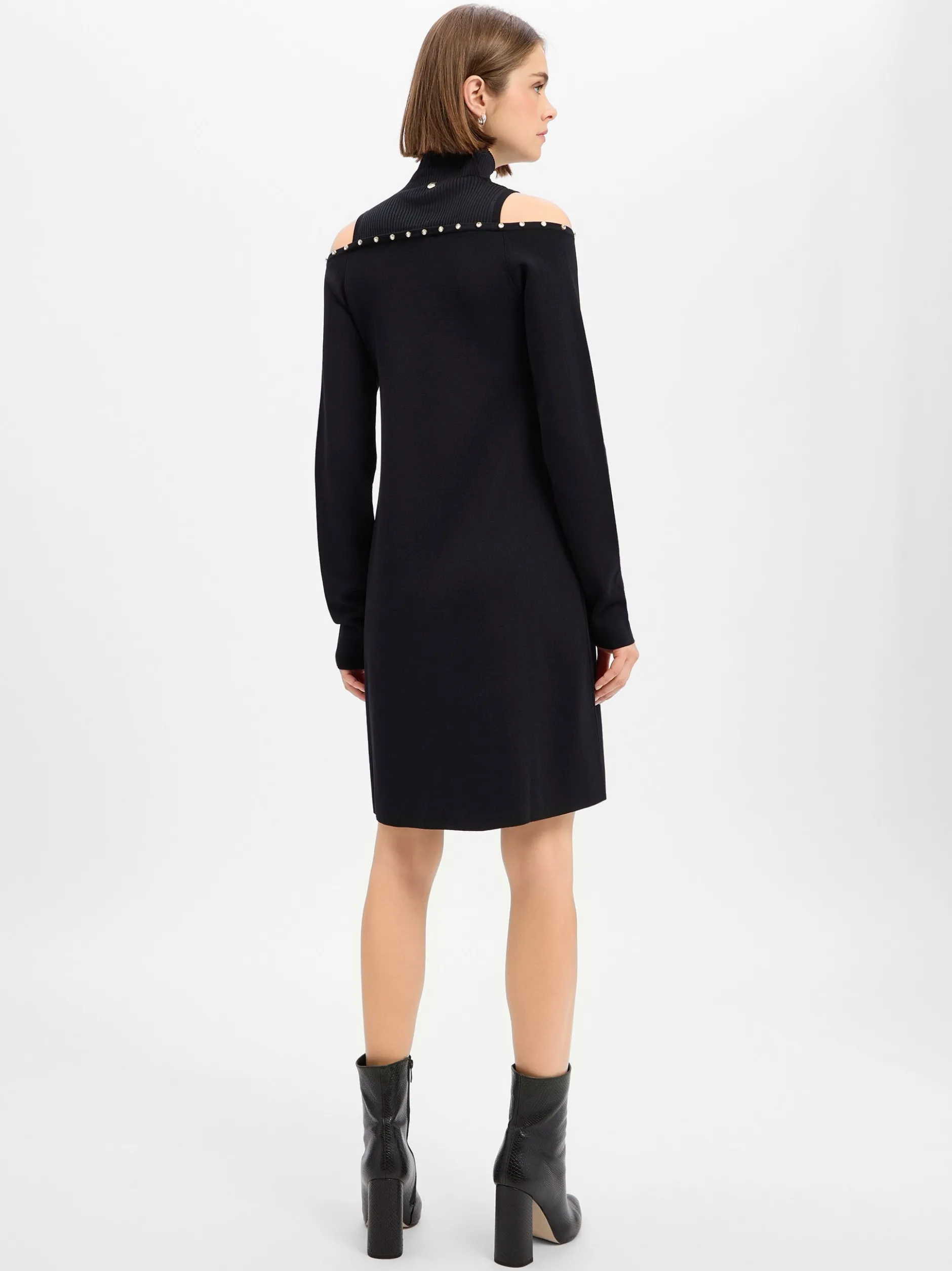 Liu Jo Collection Damen Strickkleid in schwarz
