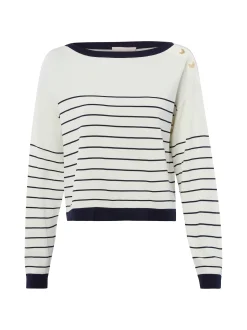 Liu Jo Collection Damen Strickpullover in ecru marine