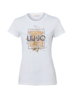 Liu Jo Collection Damen T-Shirt in weiß mehrfarbig