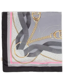 Liu Jo Collection Damen Tuch in grau rosa