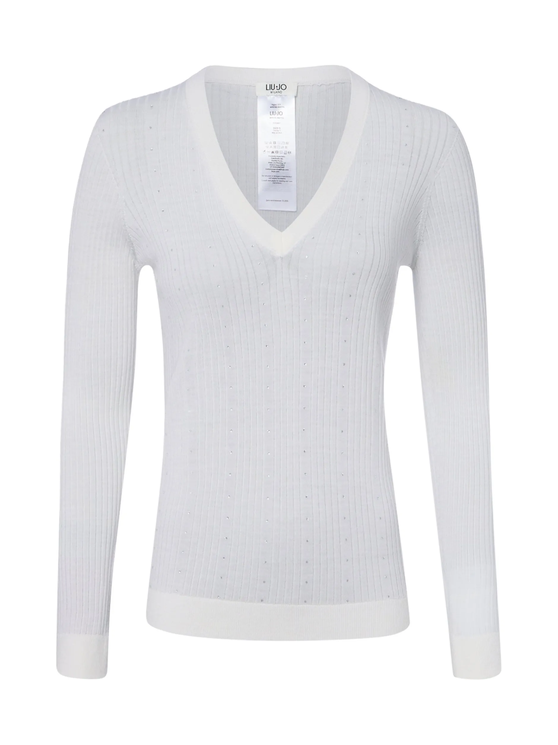 Liu Jo Collection Damen Wollpullover - Bianco Iana in ecru