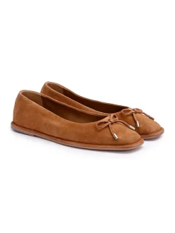 Lloyd Damen Ballerina in cognac - 1,5 cm Absatz