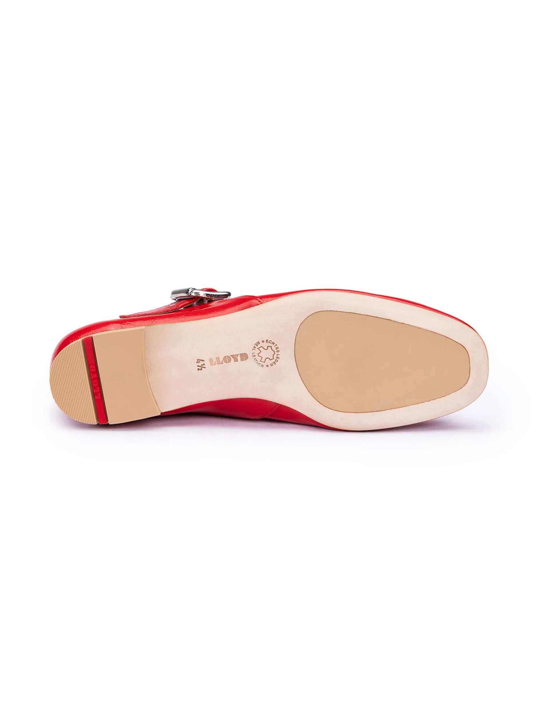 Lloyd Damen Bootsschuhe in rot - 0,5 cm Absatz