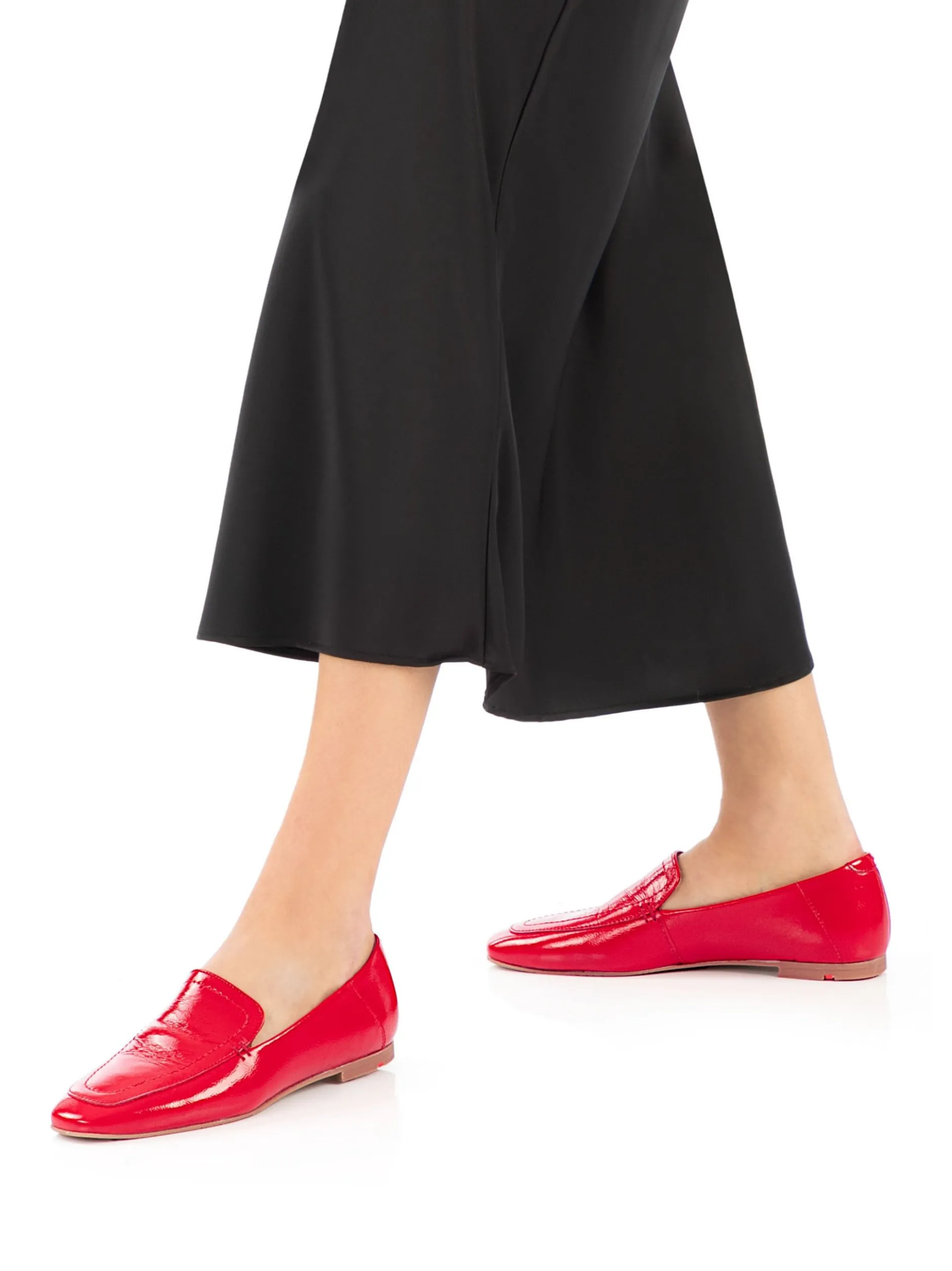 Lloyd Damen Bootsschuhe in rot - 0,5 cm Absatz