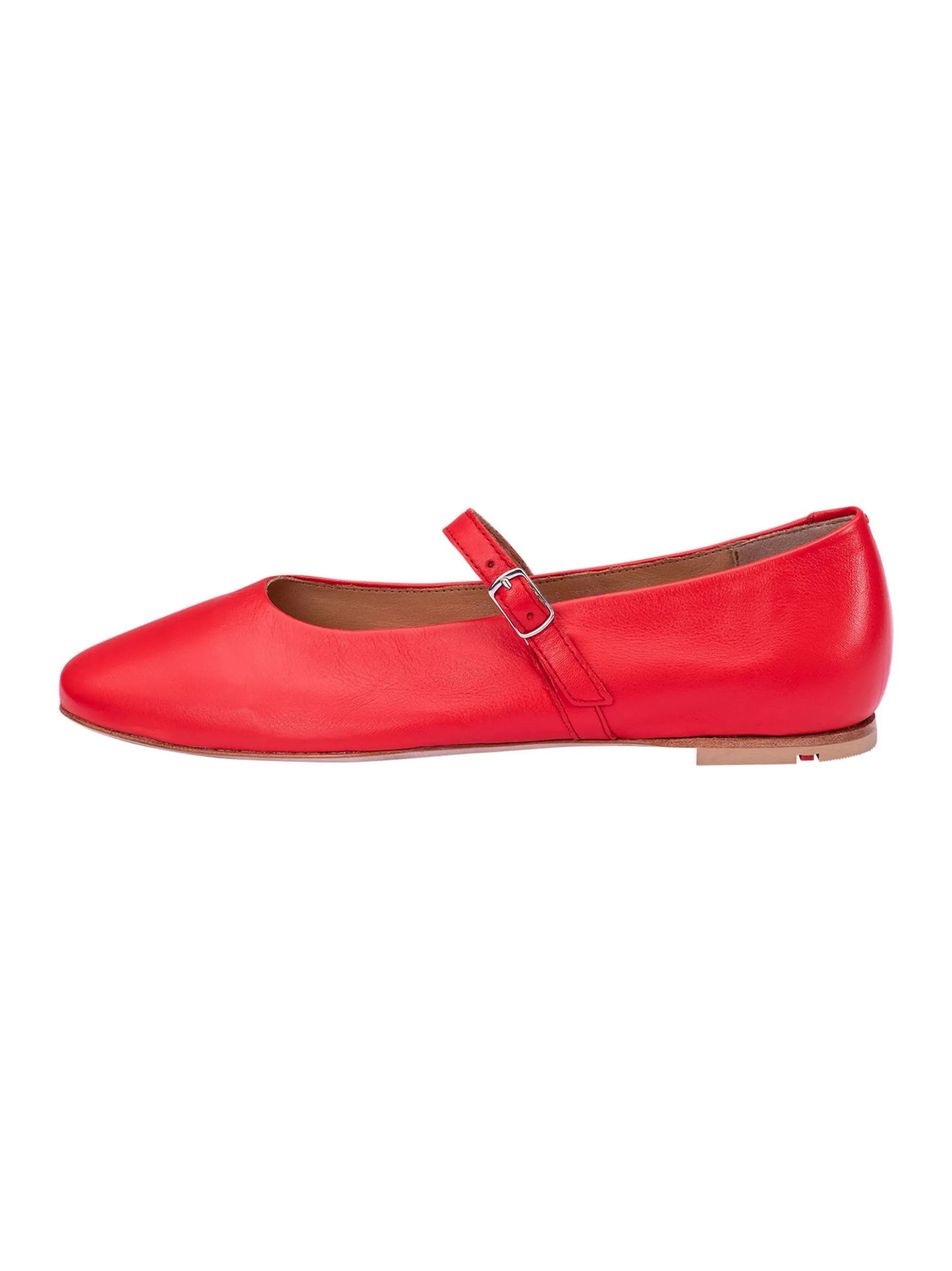 Lloyd Damen Bootsschuhe in rot - 0,5 cm Absatz