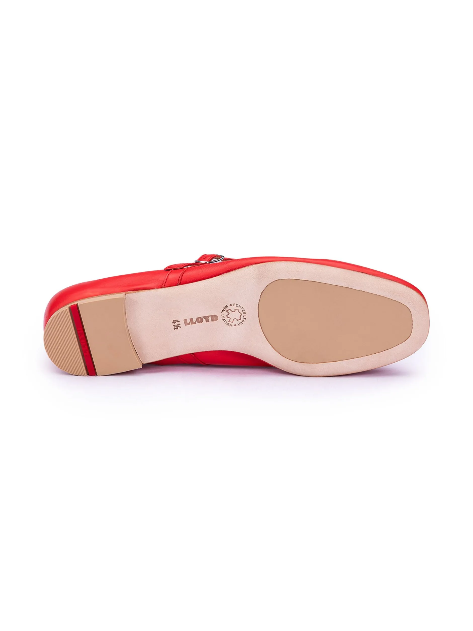 Lloyd Damen Bootsschuhe in rot - 0,5 cm Absatz