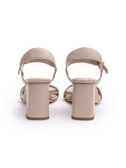 Lloyd Damen Sandale in beige - 7,5 cm Absatz