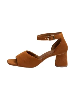 Lloyd Damen Sandale in cognac - 5,5 cm Absatz