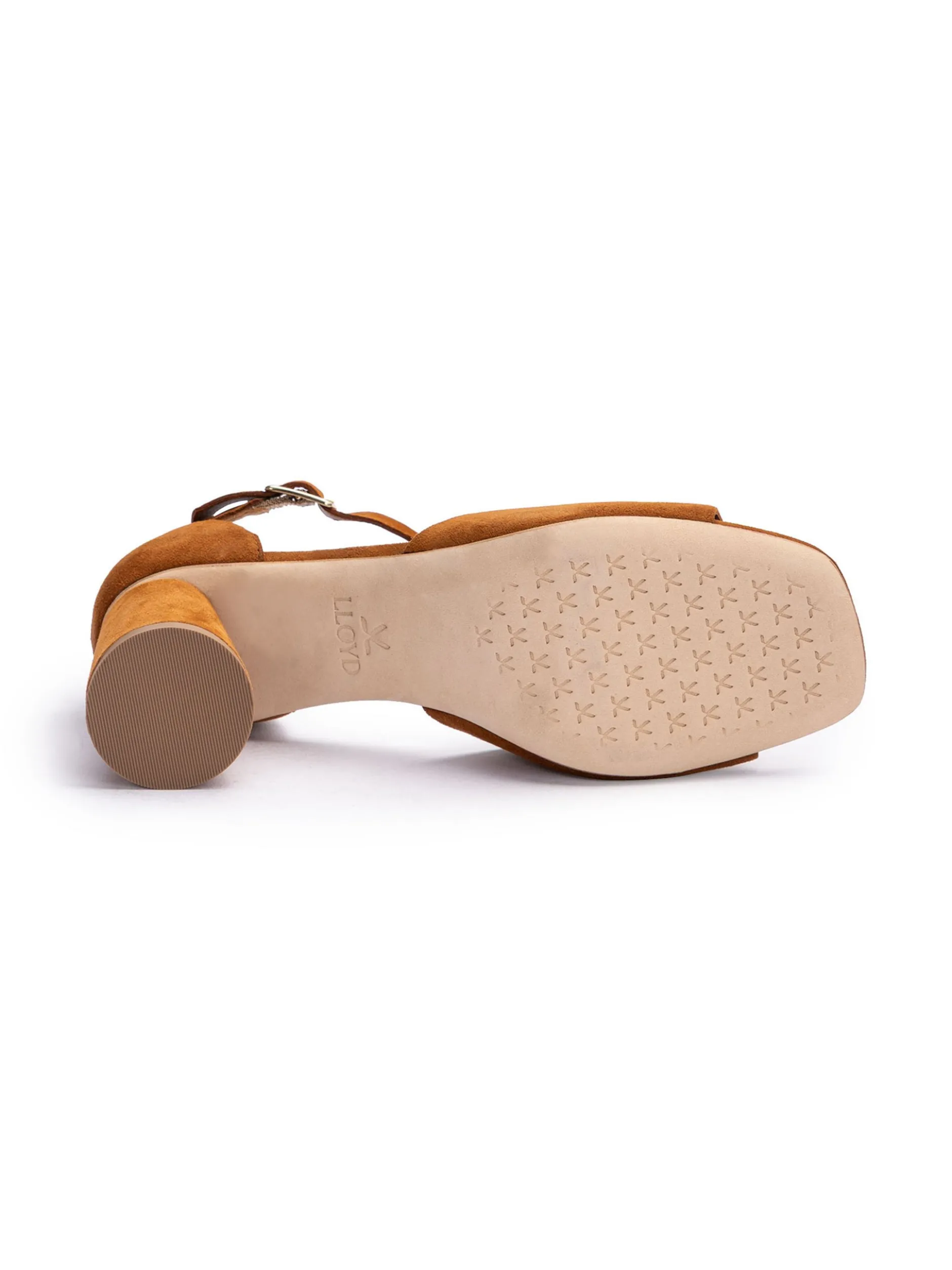 Lloyd Damen Sandale in cognac - 5,5 cm Absatz