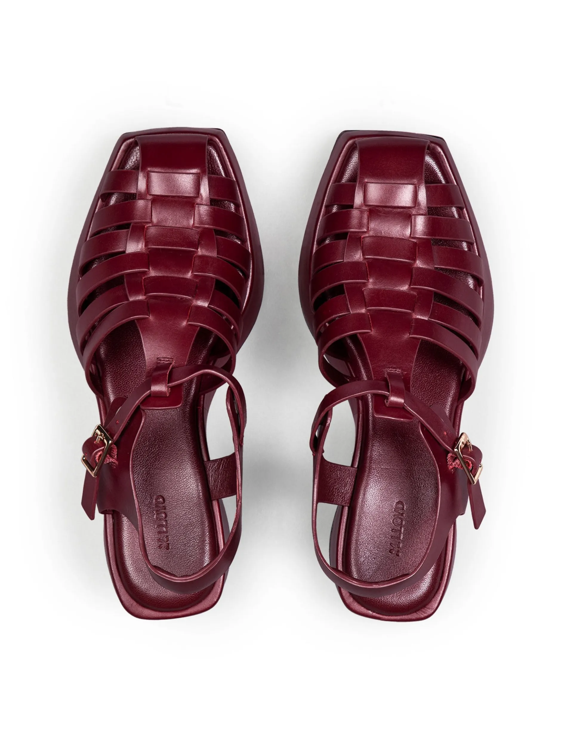 Lloyd Damen Sandale in rot - 5,0 cm Absatz