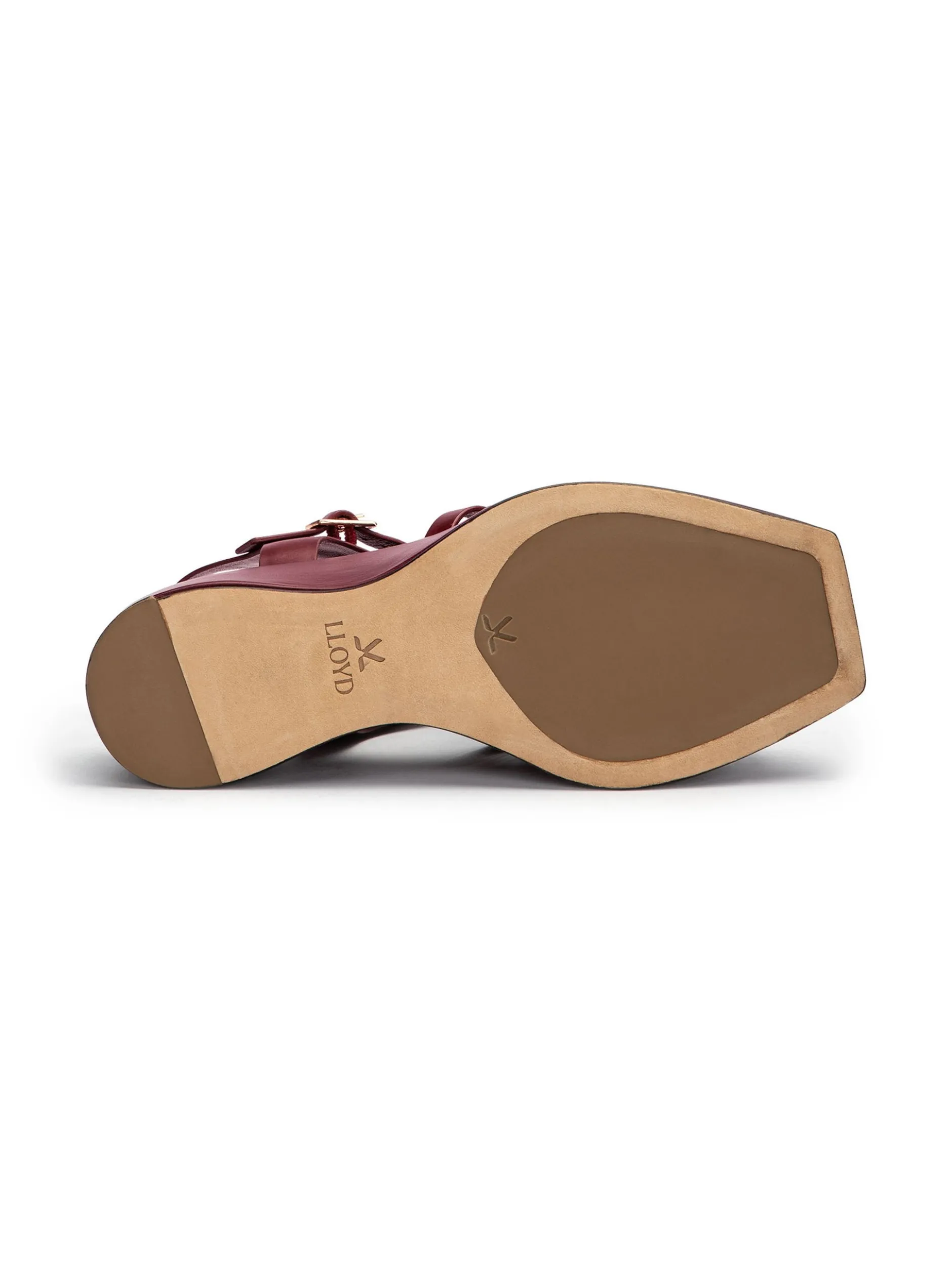 Lloyd Damen Sandale in rot - 5,0 cm Absatz