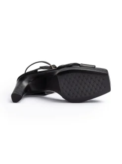 Lloyd Damen Sandale in schwarz - 9,5 cm Absatz