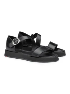 Lloyd Damen Sandale in schwarz - 1,0 cm Absatz