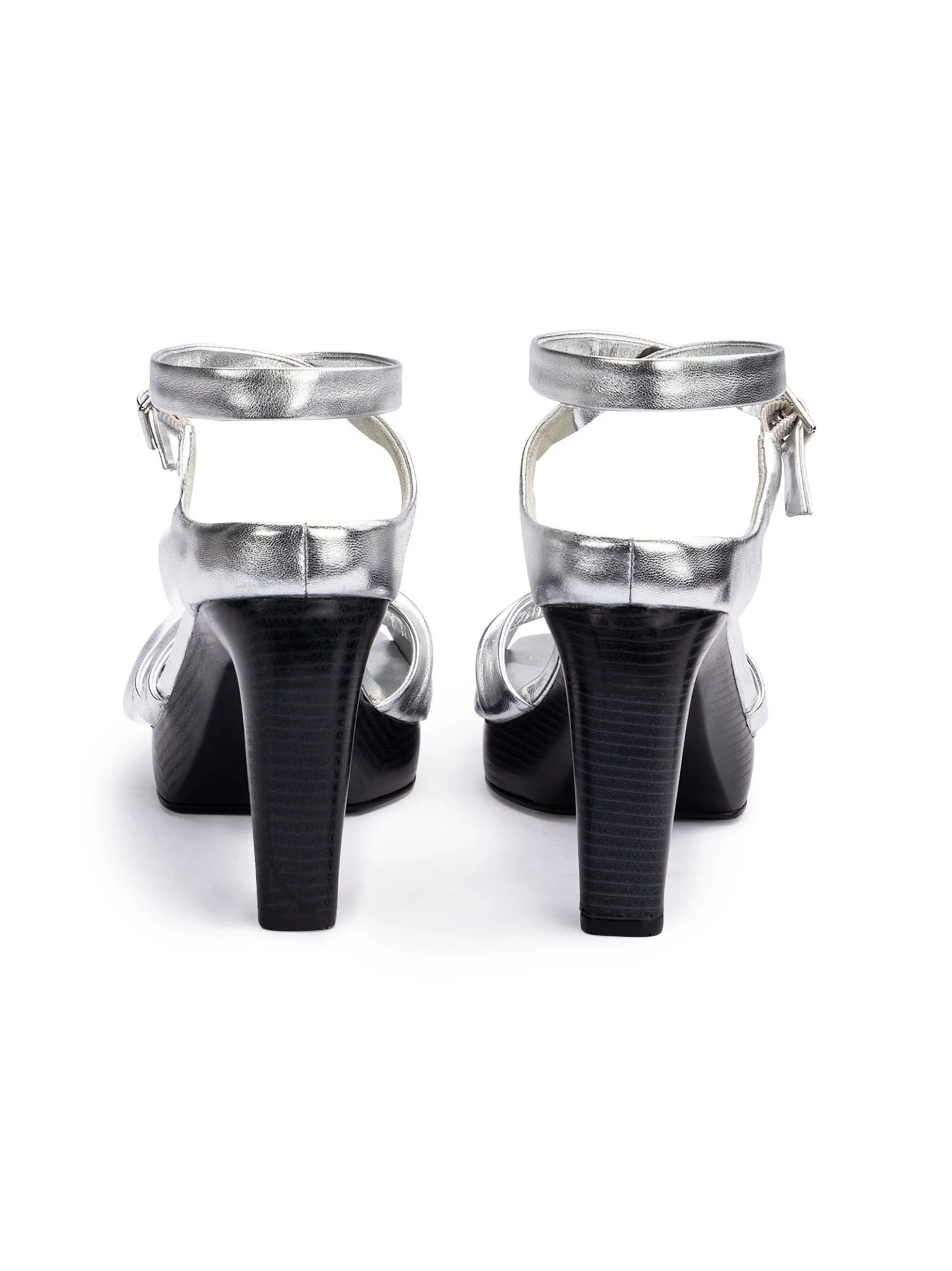 Lloyd Damen Sandale in silber - 9,5 cm Absatz