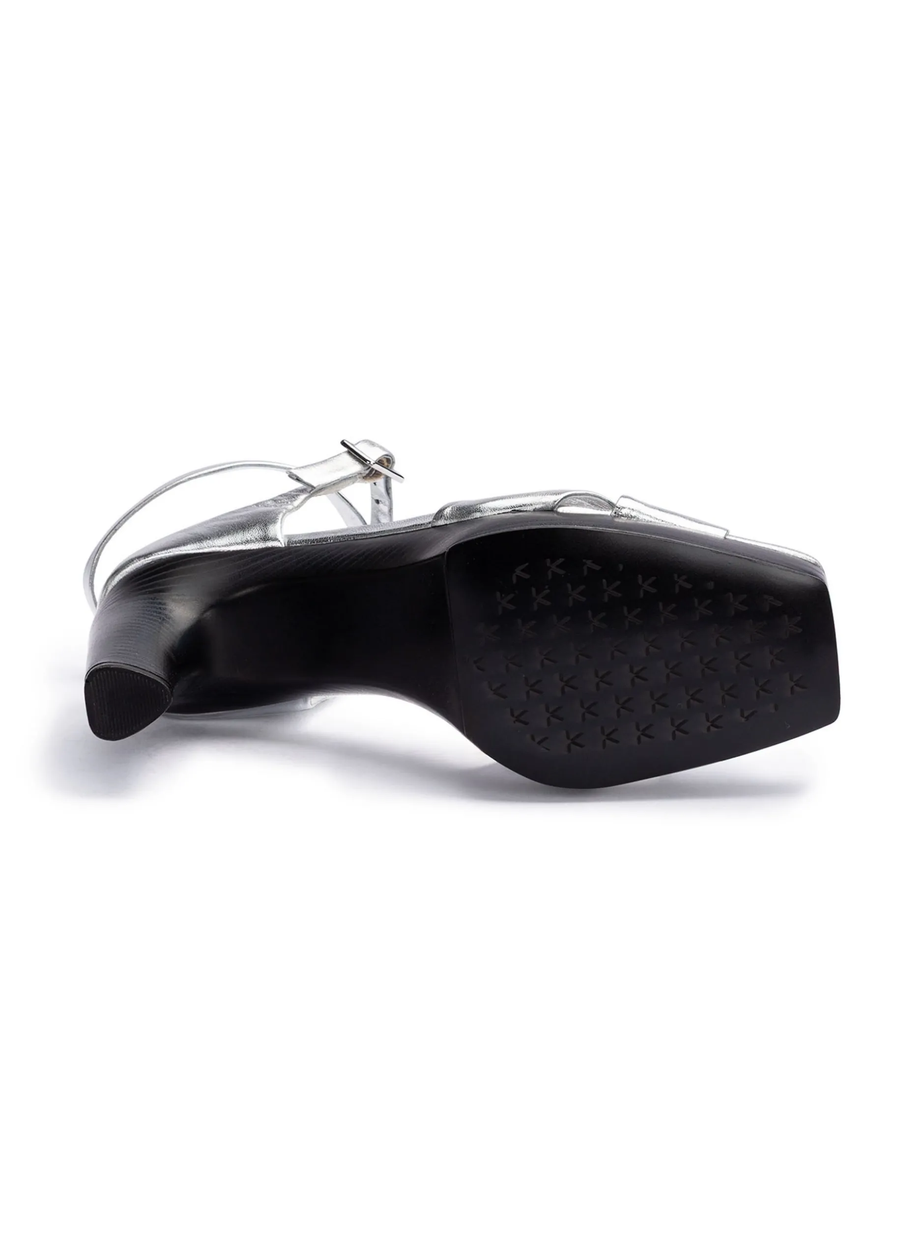 Lloyd Damen Sandale in silber - 9,5 cm Absatz