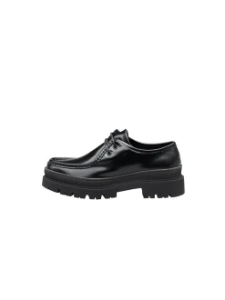 Lloyd Damen Schnürschuh in schwarz - 0 cm Absatz