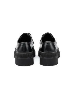 Lloyd Damen Schnürschuh in schwarz - 0 cm Absatz