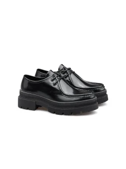 Lloyd Damen Schnürschuh in schwarz - 0 cm Absatz