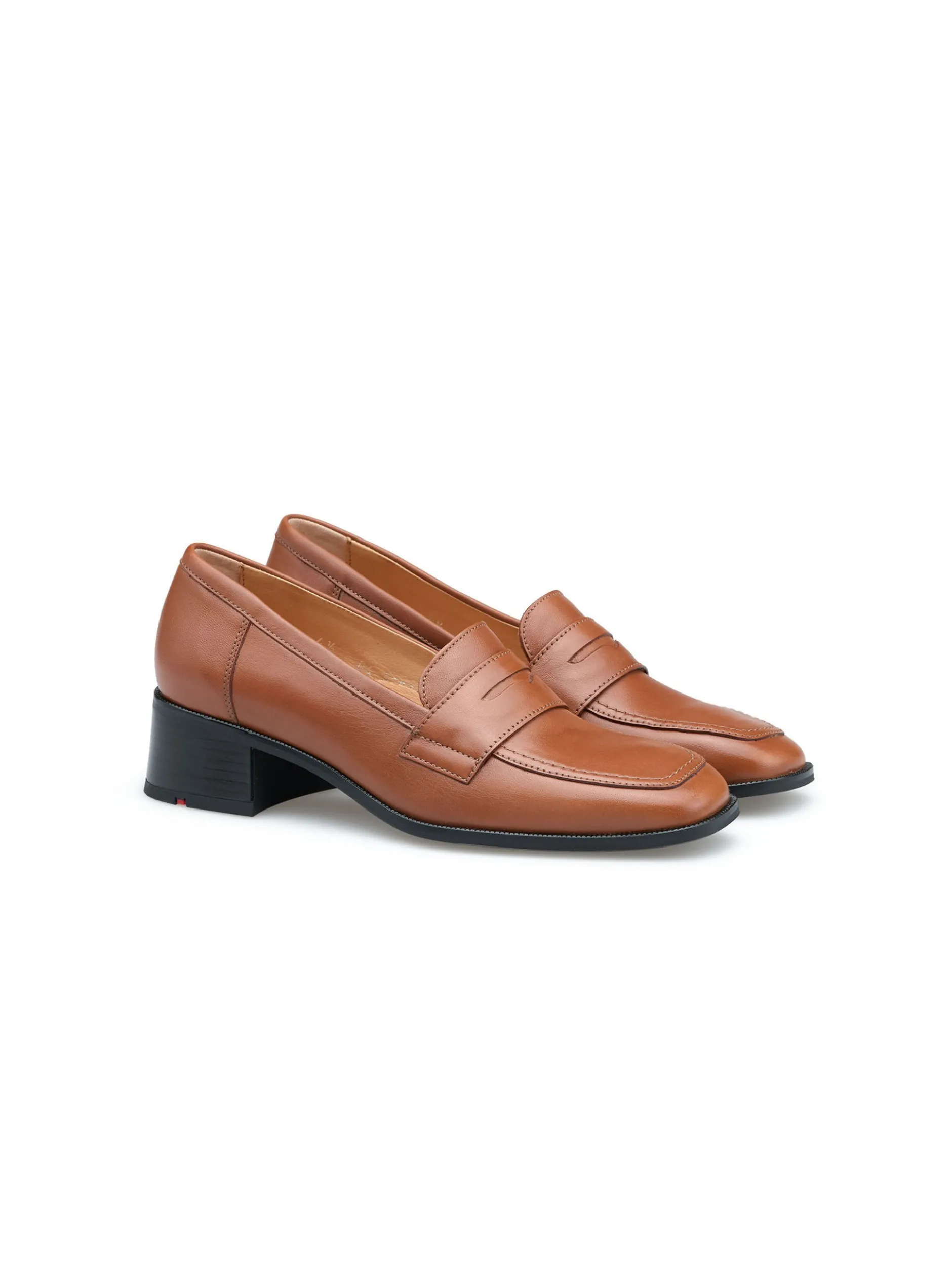 Lloyd Damen Slipper in cognac - 4,0 cm Absatz