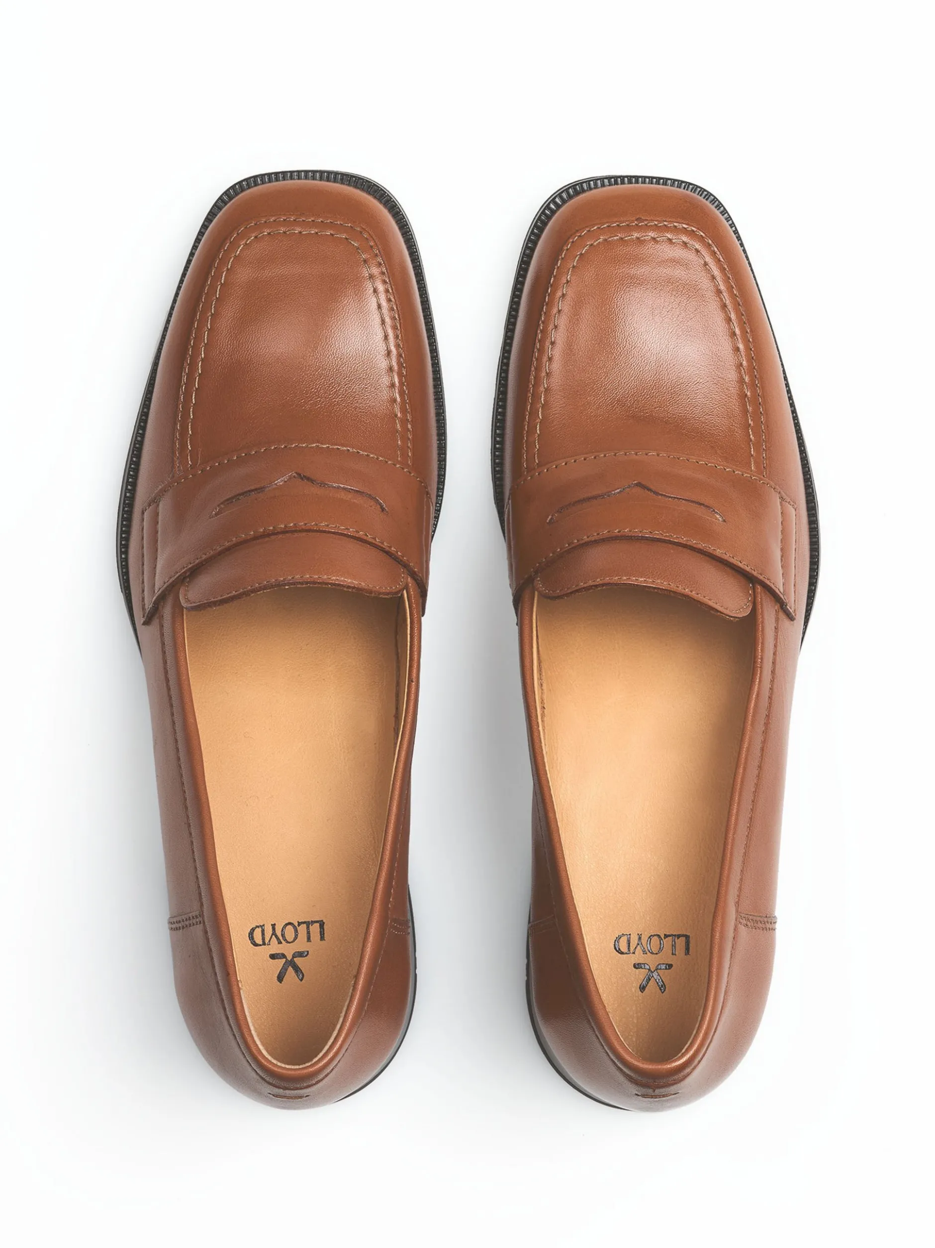 Lloyd Damen Slipper in cognac - 4,0 cm Absatz