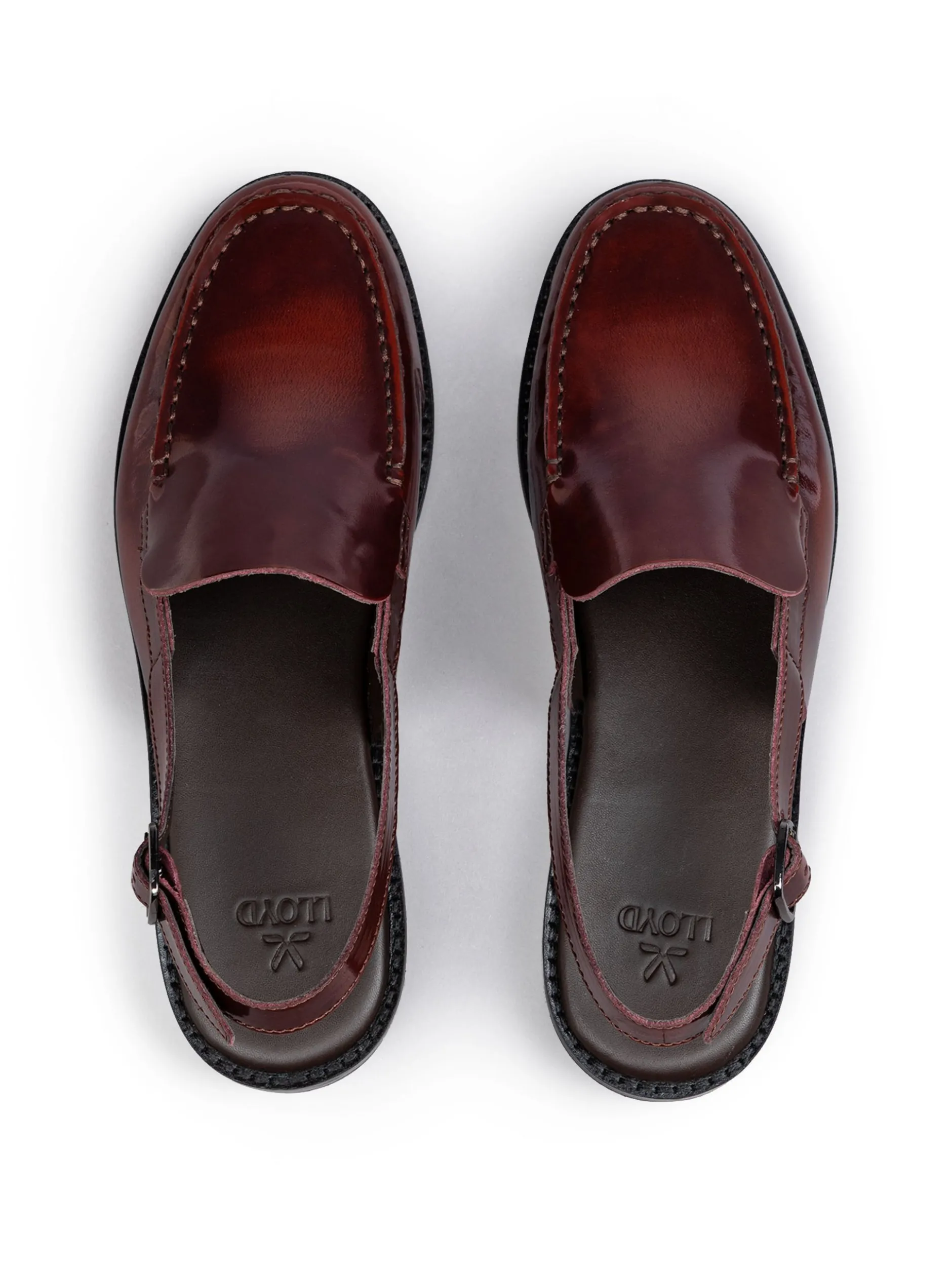 Lloyd Damen Slipper in rot - 1,5 cm Absatz
