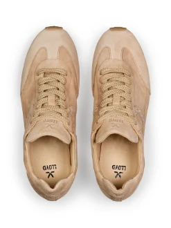 Lloyd Damen Sneaker in beige - 0,5 cm Absatz
