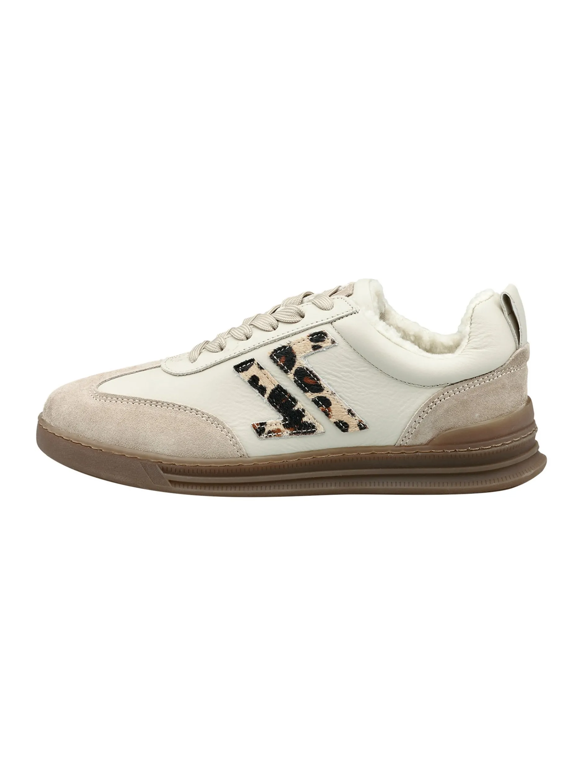 Lloyd Damen Sneaker in beige - 0 cm Absatz