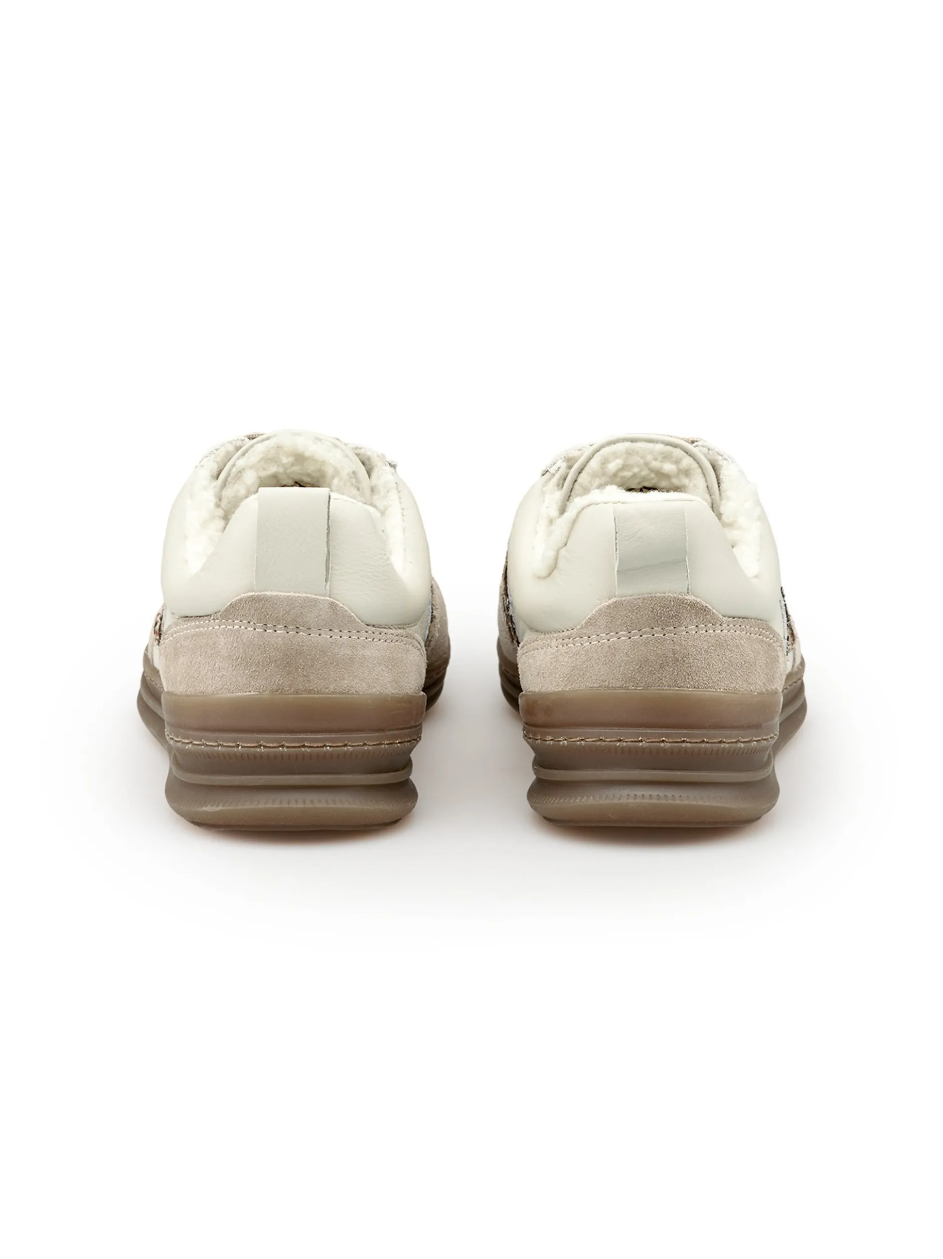 Lloyd Damen Sneaker in beige - 0 cm Absatz