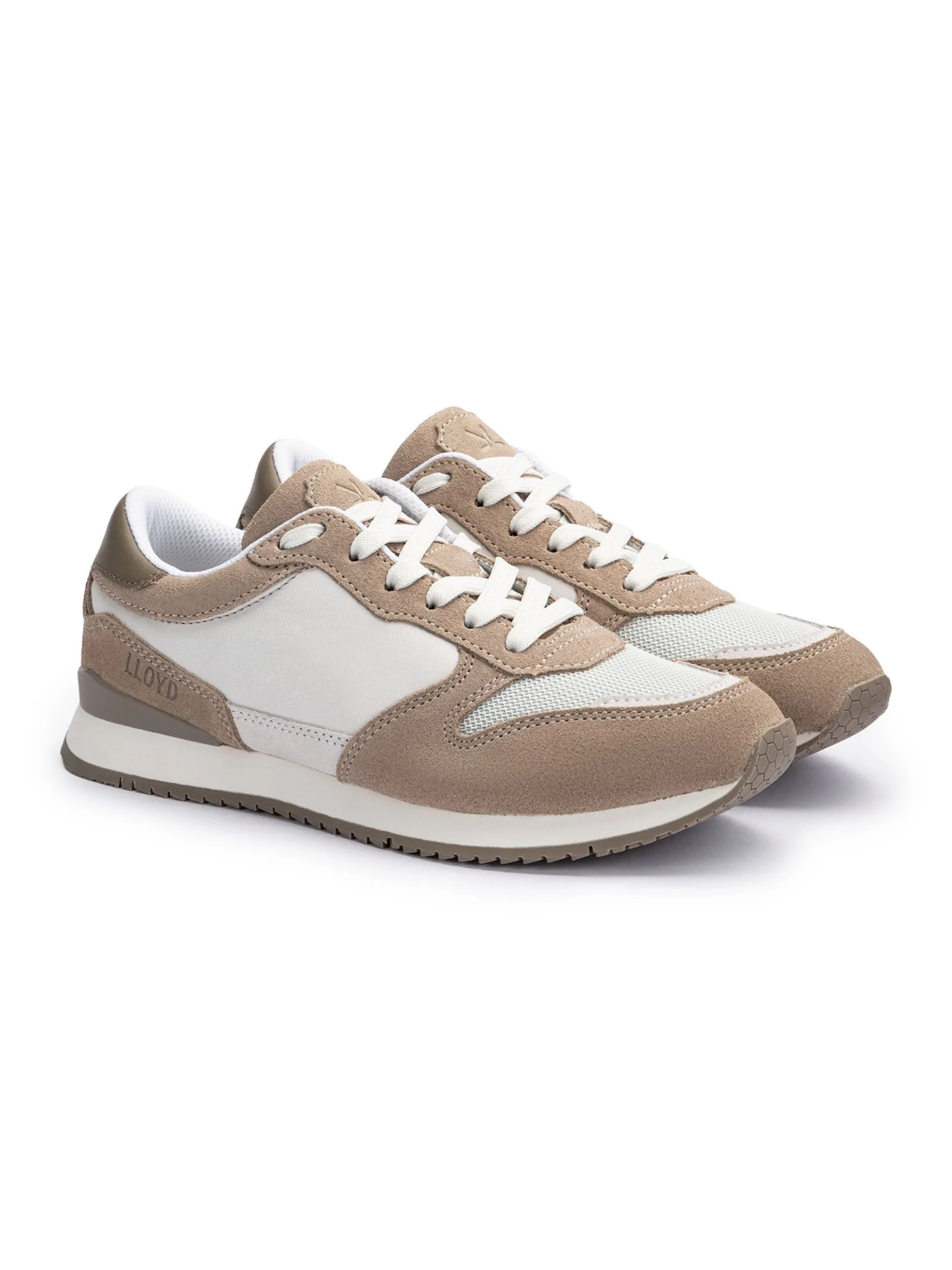 Lloyd Damen Sneaker in beige - 1,0 cm Absatz