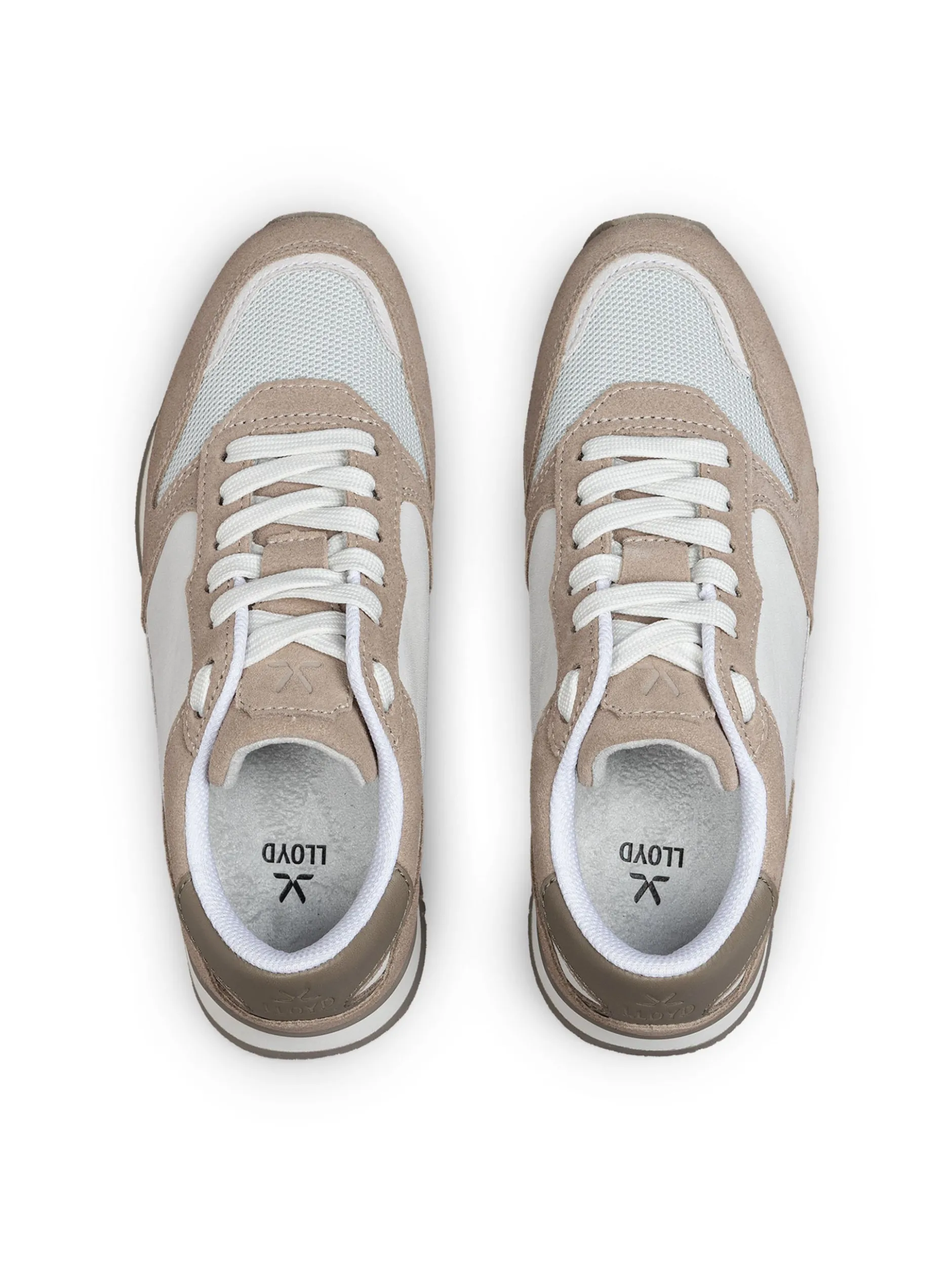 Lloyd Damen Sneaker in beige - 1,0 cm Absatz
