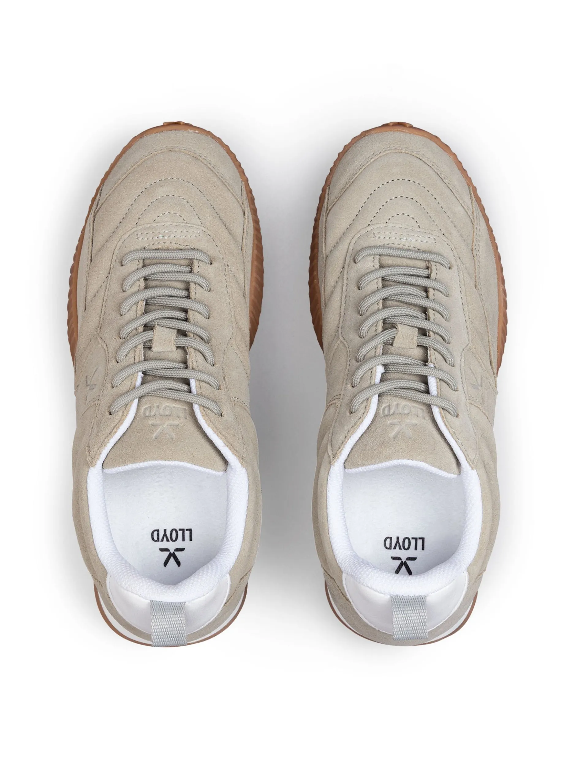 Lloyd Damen Sneaker in beige - 1,0 cm Absatz