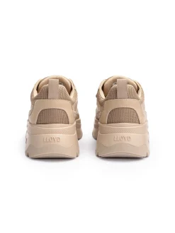 Lloyd Damen Sneaker in beige - 2,0 cm Absatz