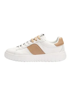 Lloyd Damen Sneaker in beige weiß - 1,5 cm Absatz