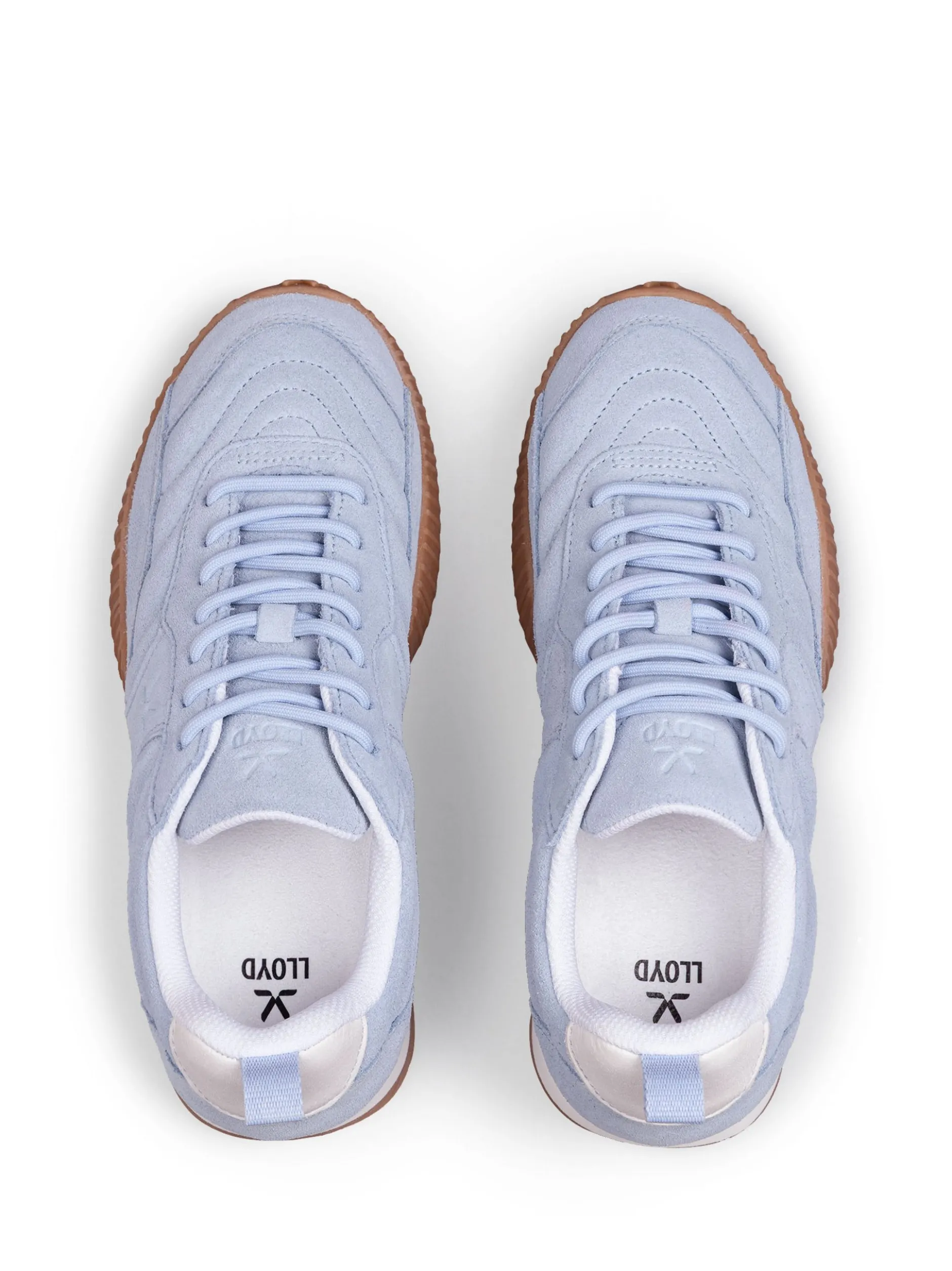 Lloyd Damen Sneaker in hellblau - 1,0 cm Absatz