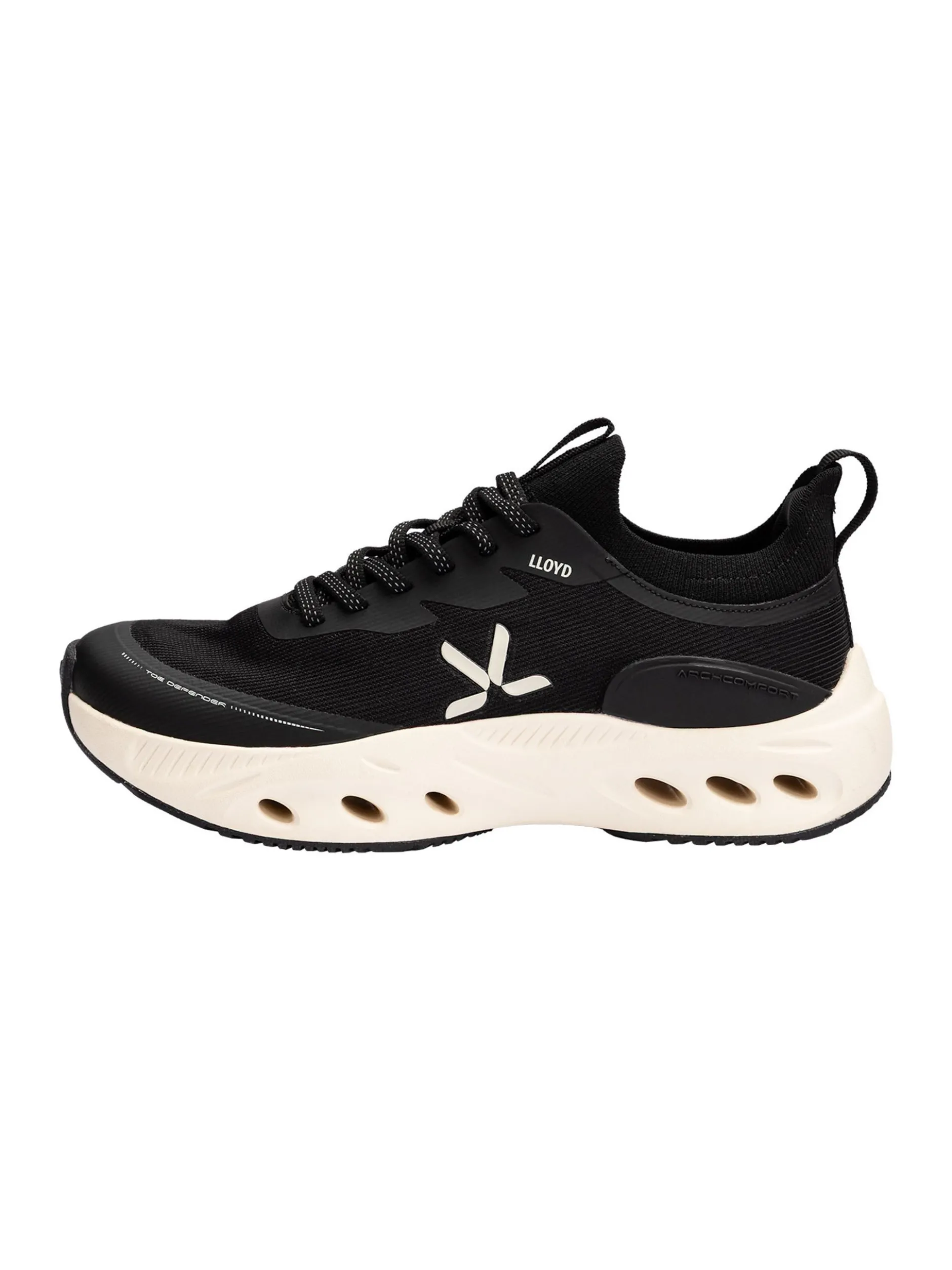 Lloyd Damen Sneaker in schwarz - 2,0 cm Absatz
