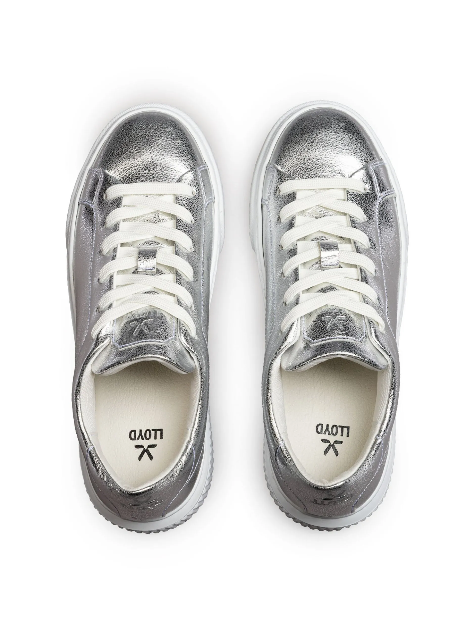 Lloyd Damen Sneaker in silber - 1,0 cm Absatz