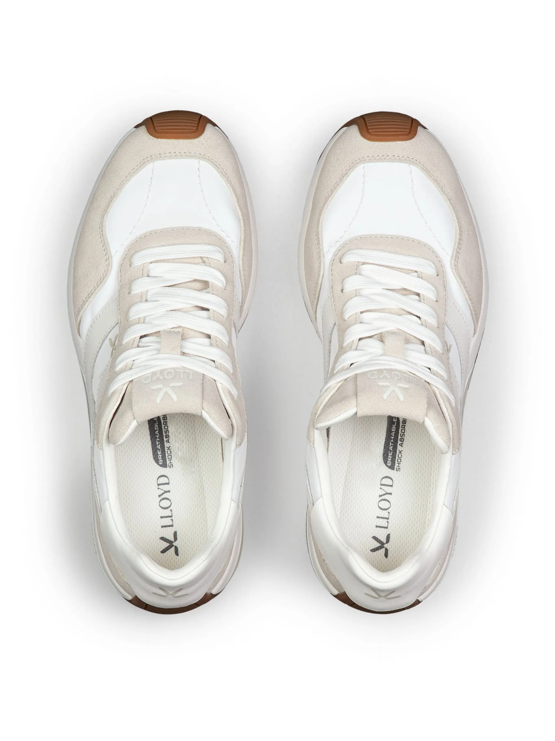 Lloyd Damen Sneaker in weiß - 1,0 cm Absatz