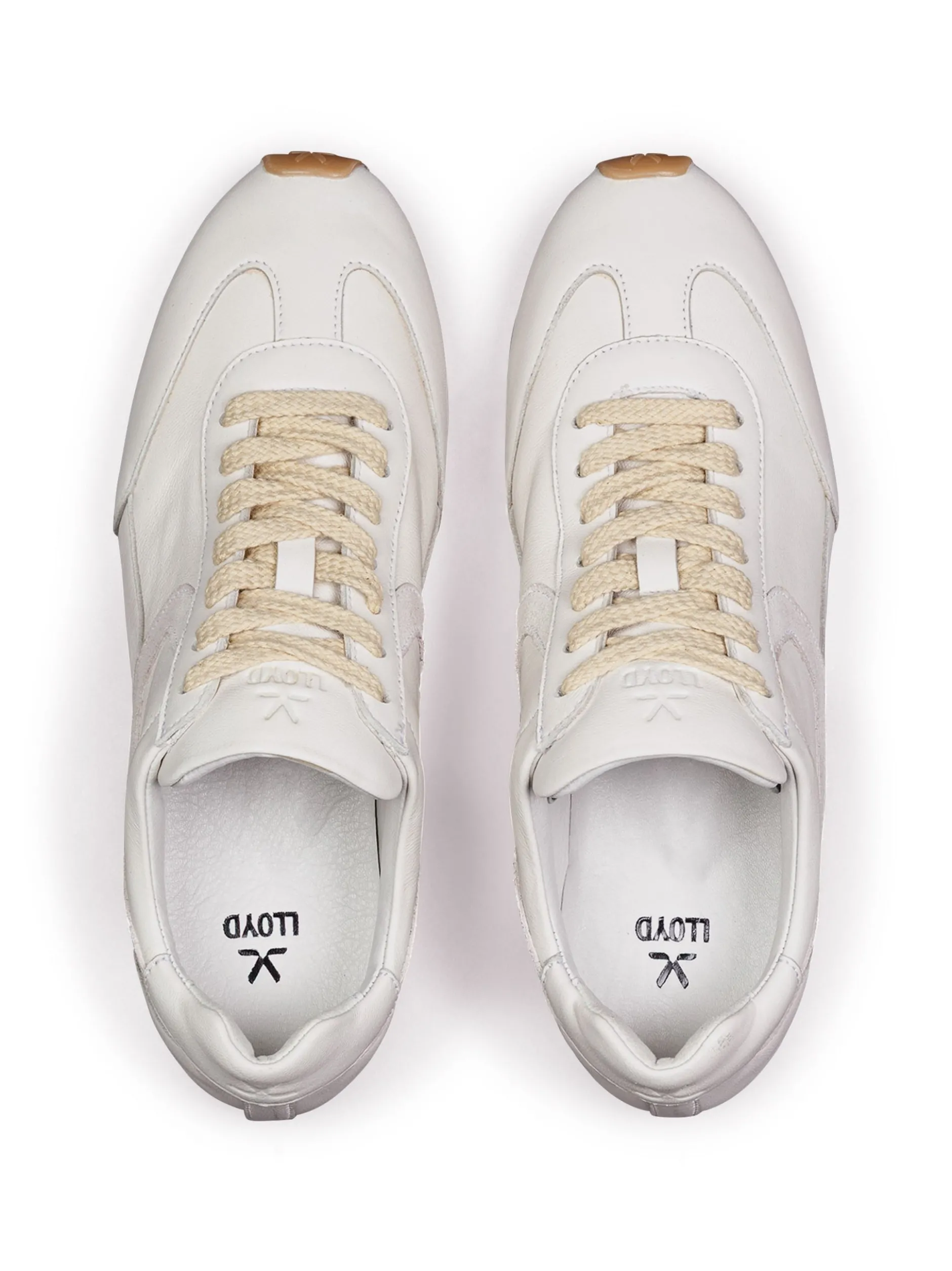 Lloyd Damen Sneaker in weiß - 0,5 cm Absatz