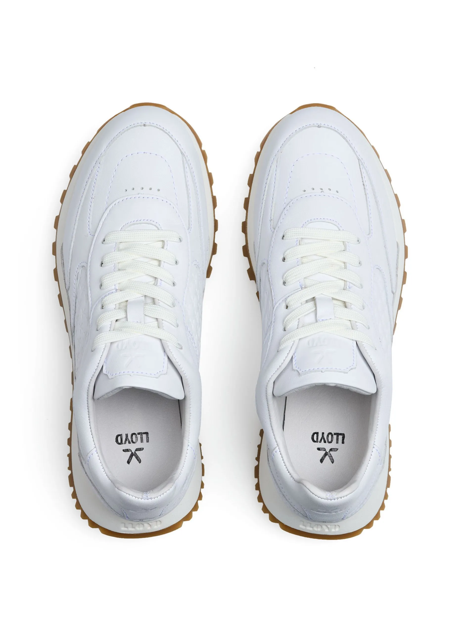 Lloyd Damen Sneaker in weiß - 1,5 cm Absatz
