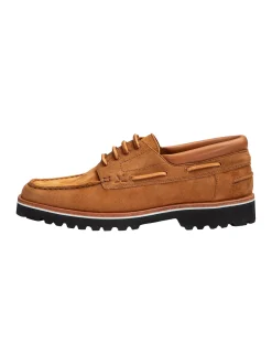 Lloyd Herren Bootsschuhe - MARCH in cognac - 0 cm Absatz