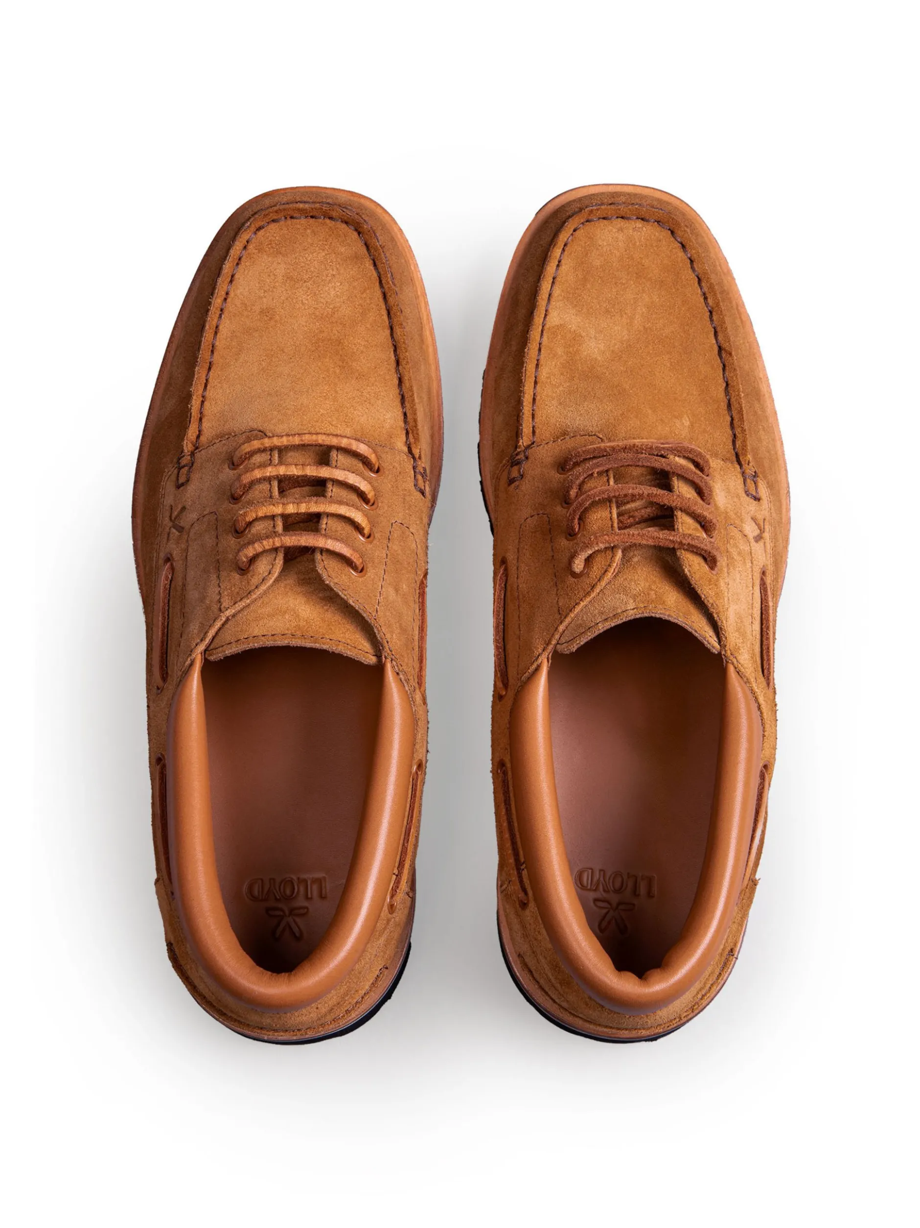 Lloyd Herren Bootsschuhe - MARCH in cognac - 0 cm Absatz