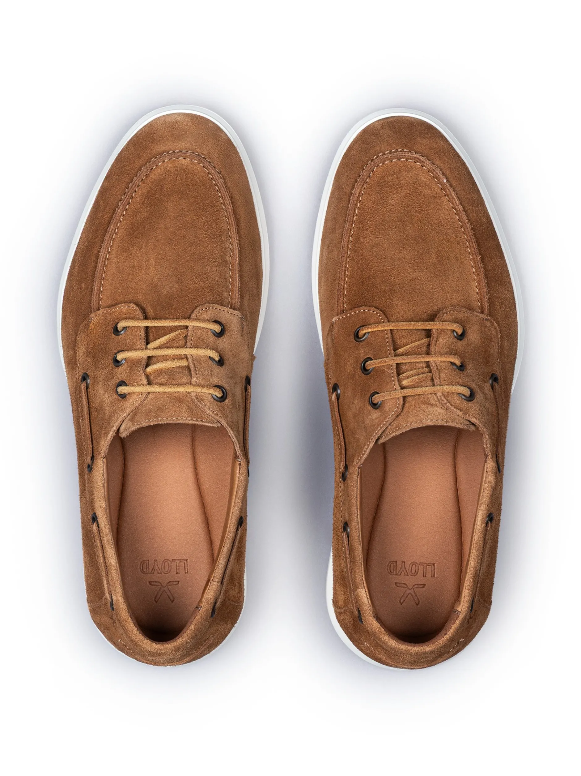 Lloyd Herren Bootsschuhe - STRIDE DECK in cognac