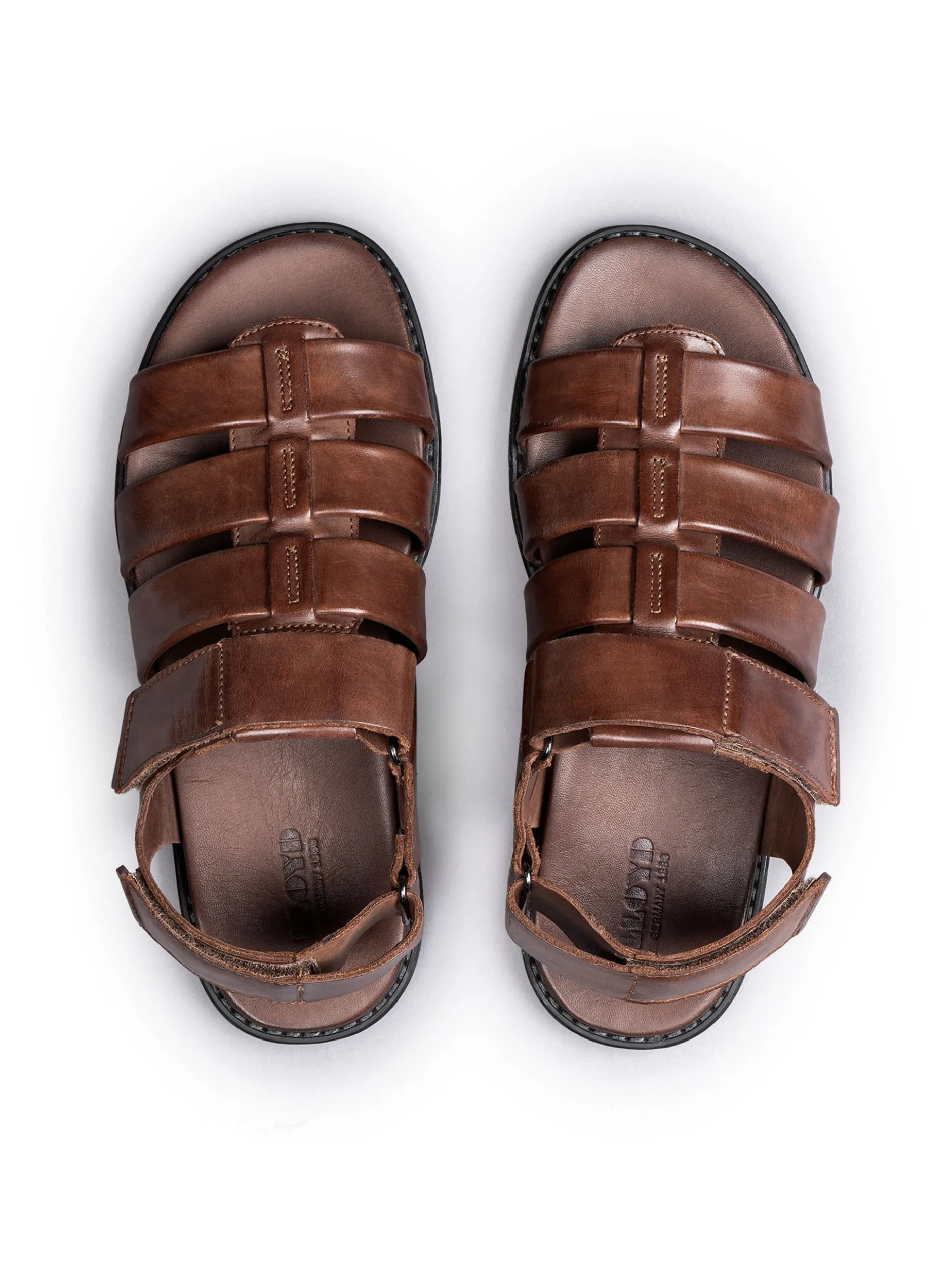 Lloyd Herren Sandale - EMORY in cognac - 0 cm Absatz