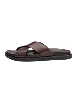 Lloyd Herren Sandale - TRAVA in cognac - 0 cm Absatz