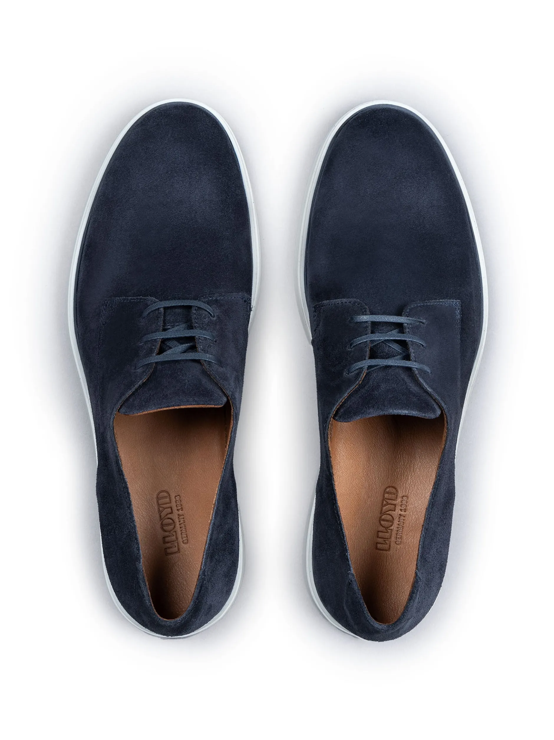 Lloyd Herren Schnürschuh - HILLARY in blau - 0 cm Absatz