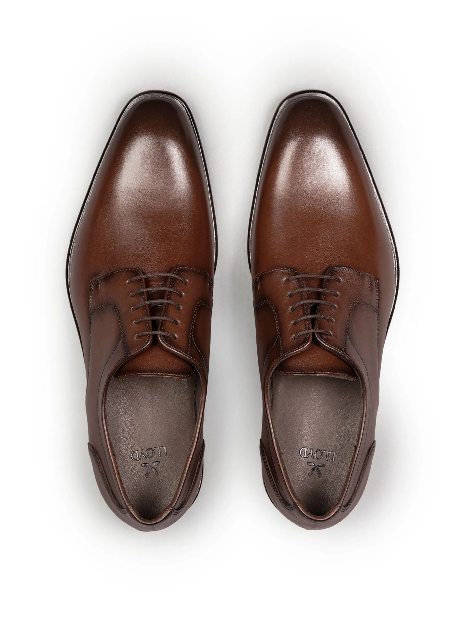 Lloyd Herren Schnürschuh - LENO 110 in cognac